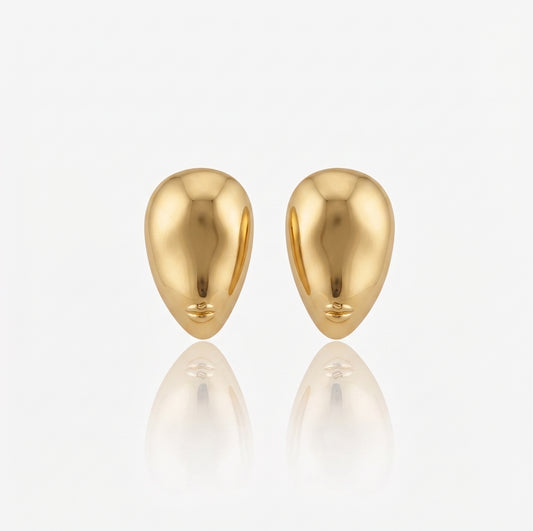 Geometric Luxury Ear Studs | 18K Gold PVD Plated Stainless Steel