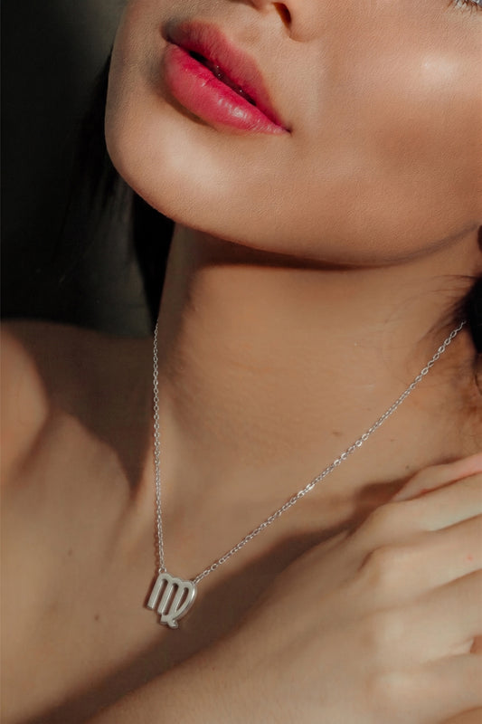Minimalist Gold-Plated Constellation Necklace Zodiac Pendant